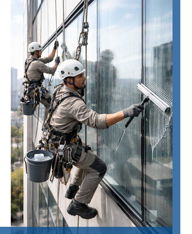 Мойка окон альпинистами в Пскове от 4568 р. | ВЫСОТНИК-Пск