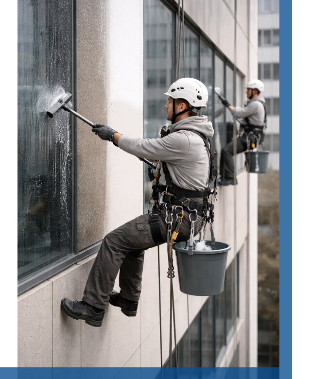 Мойка фасадов зданий в Пскове под ключ от 355 р. | ВЫСОТНИК-Пск