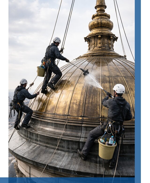 Мойка куполов и шпилей в Пскове от 8120 р. - заказать | ВЫСОТНИК-Пск