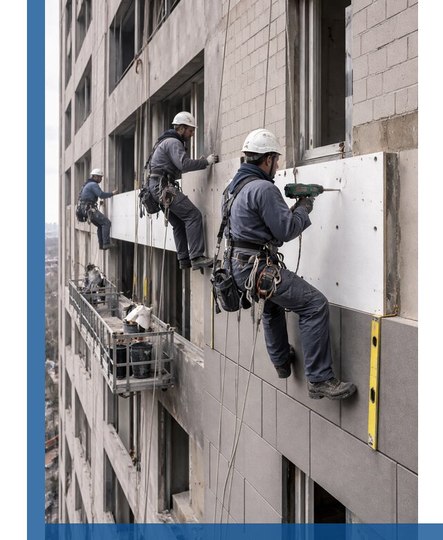 Монтаж фасадных термопанелей высокого качества в Пскове