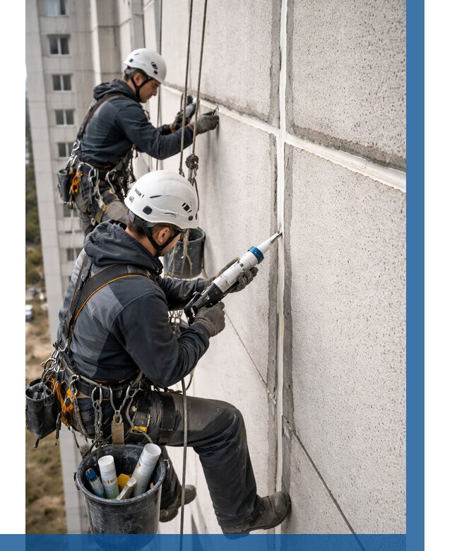 Герметизация межпанельных швов в Пскове от 711 р. | ВЫСОТНИК-Пск