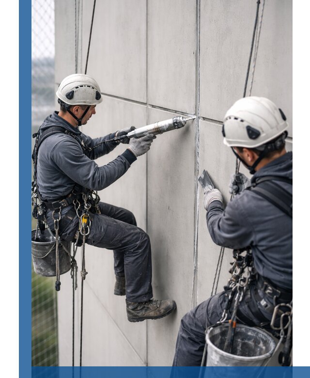 Первичная герметизация швов фасадов и кровель в Пскове