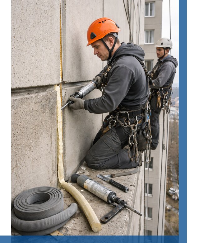 Теплый шов межпанельные швы в Пскове от 711 р. | ВЫСОТНИК-Пск