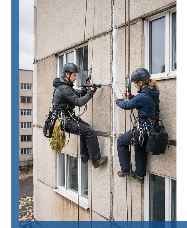 Герметизация межпанельных швов тёплым швом в Пскове