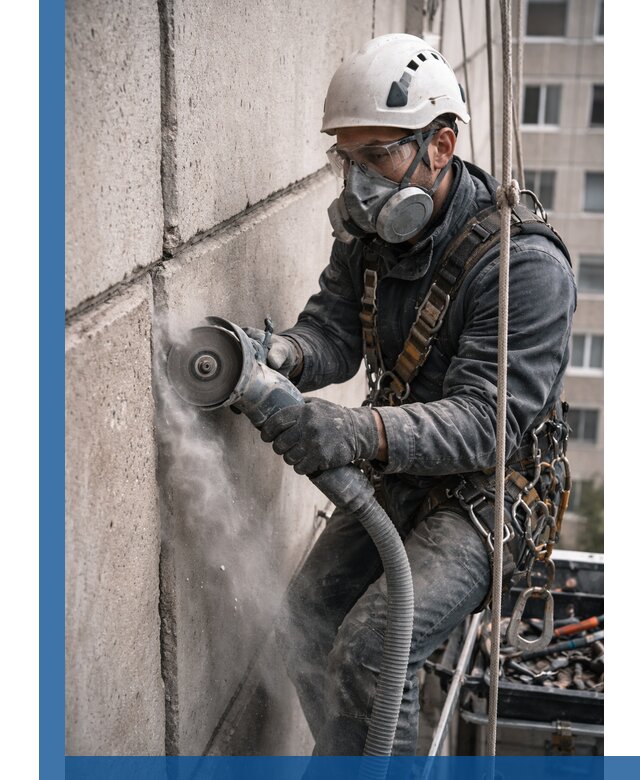 Штробление межпанельных швов в Пскове качественно и быстро