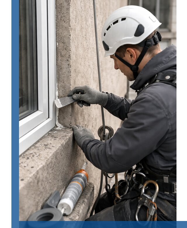 Герметизация монтажных швов окон в Пскове с гарантией качества