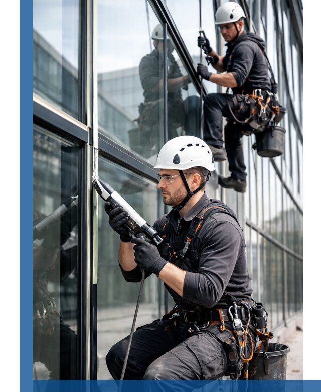 Герметизация витражных швов в Пскове для зданий и фасадов