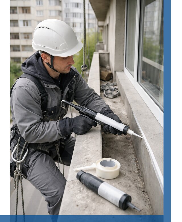 Герметизация швов лоджии в Пскове от 4568 р. | ВЫСОТНИК-Пск