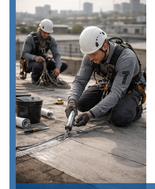 Аварийное и капитальное устранение протечек кровли в Пскове