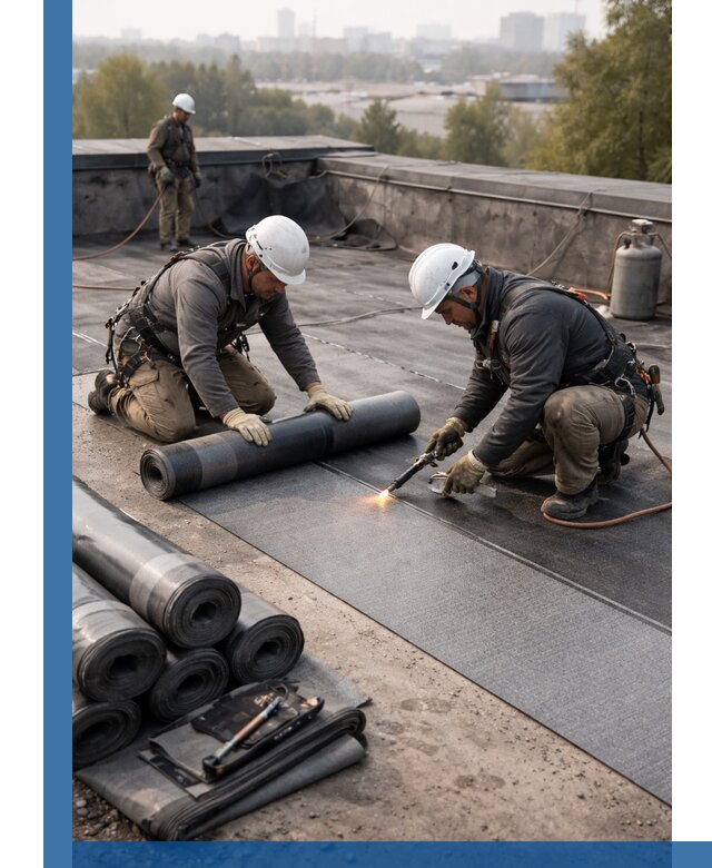 Монтаж мягкой кровли в Пскове профессионально и надежно