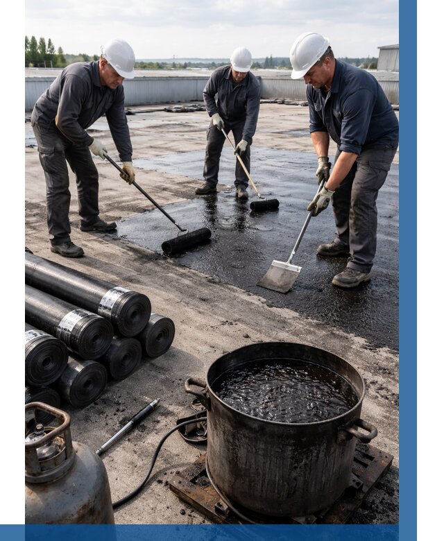 Гидроизоляция кровли мастикой в Пскове от 609 р. | ВЫСОТНИК-Пск