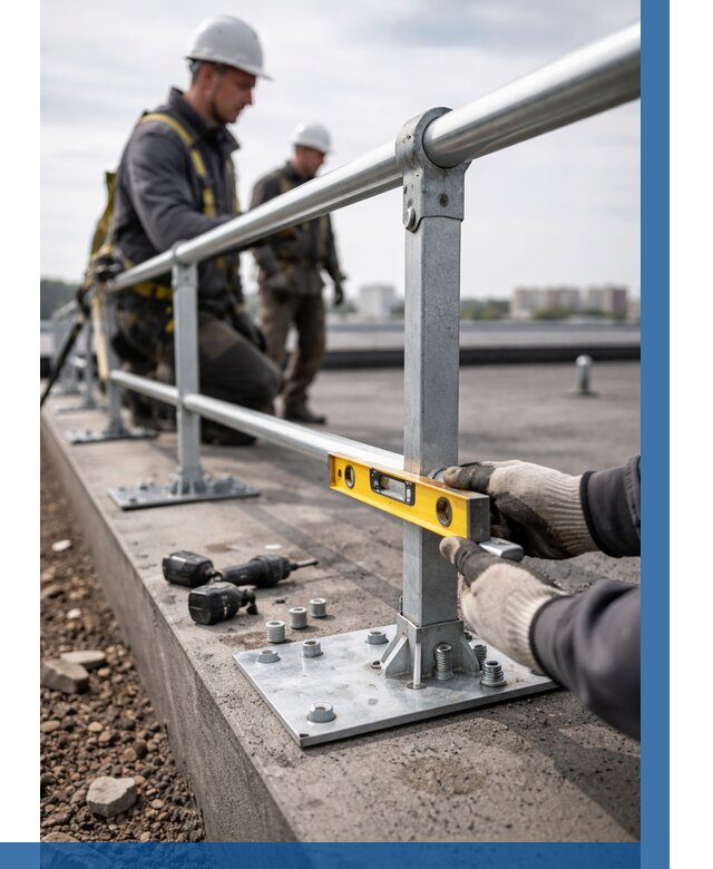 Монтаж кровельного ограждения в Пскове от 1218 р. | ВЫСОТНИК-Пск