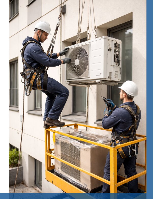 Демонтаж внешнего блока кондиционера в Пскове от 3553 р. | ВЫСОТНИК-Пск