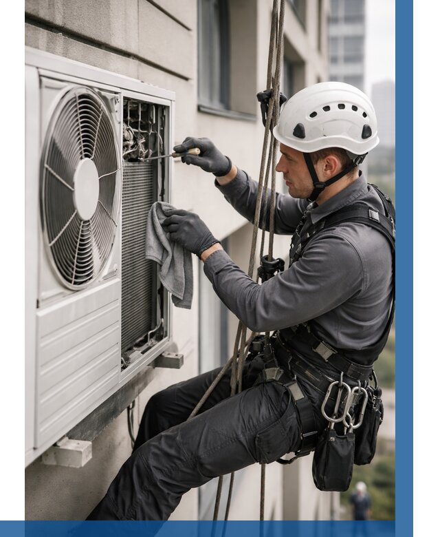 Обслуживание внешнего блока кондиционера в Пскове от 2741 р.ВЫСОТНИК-Пск