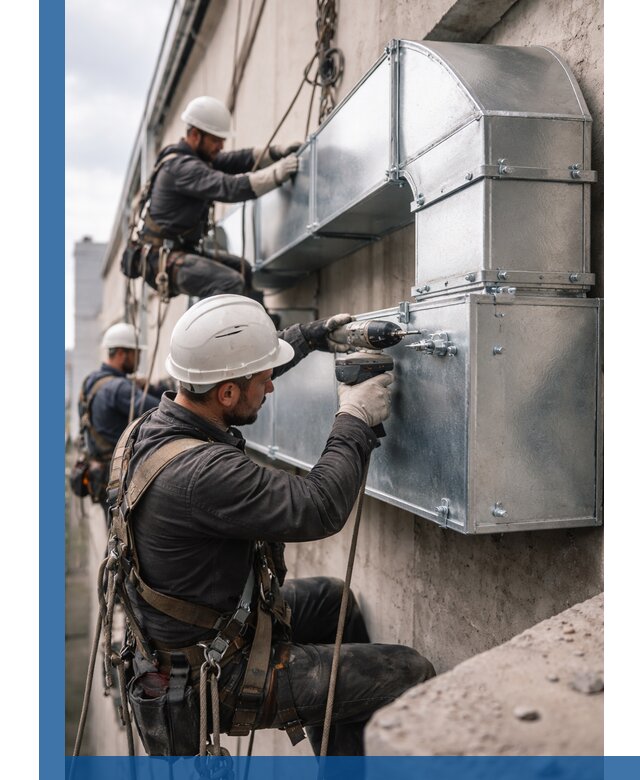 Профессиональный монтаж вентиляционных коробов в Пскове под ключ