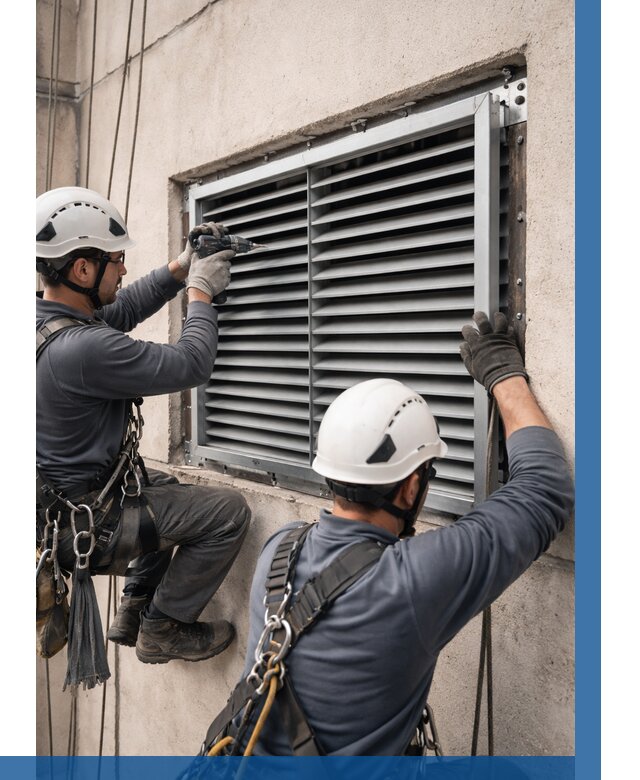 Монтаж вентиляционных решеток в Пскове от 4568 р. | ВЫСОТНИК-Пск