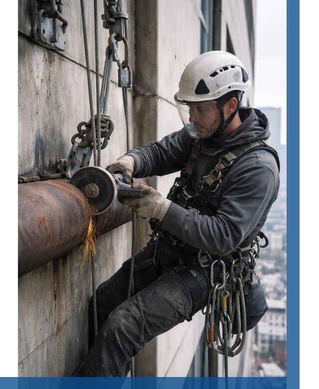 Резка металла на высоте в Пскове по цене от 4568 р. | ВЫСОТНИК-Пск