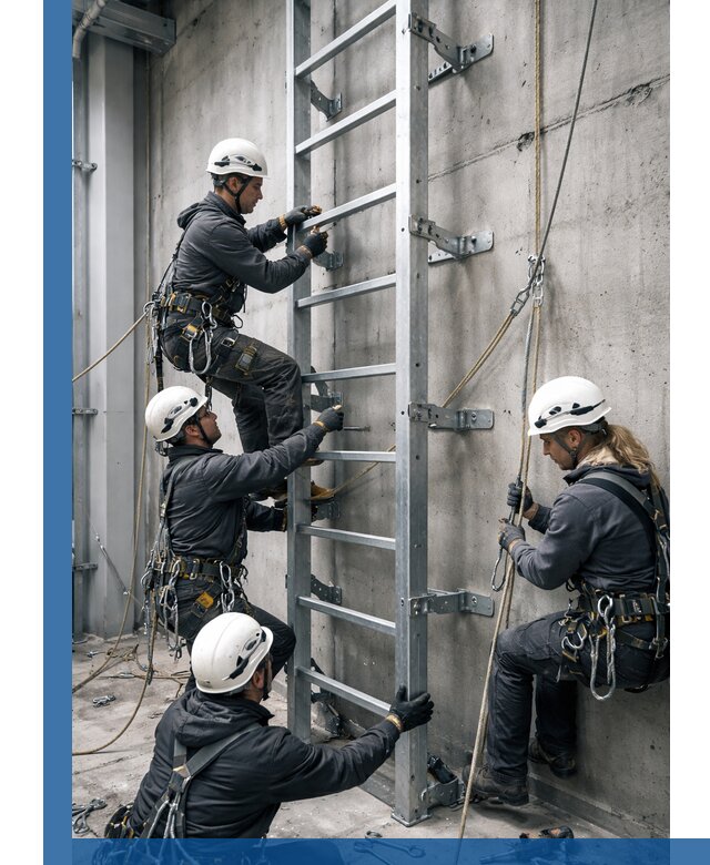 Монтаж металлических лестниц в Пскове под ключ со гарантией