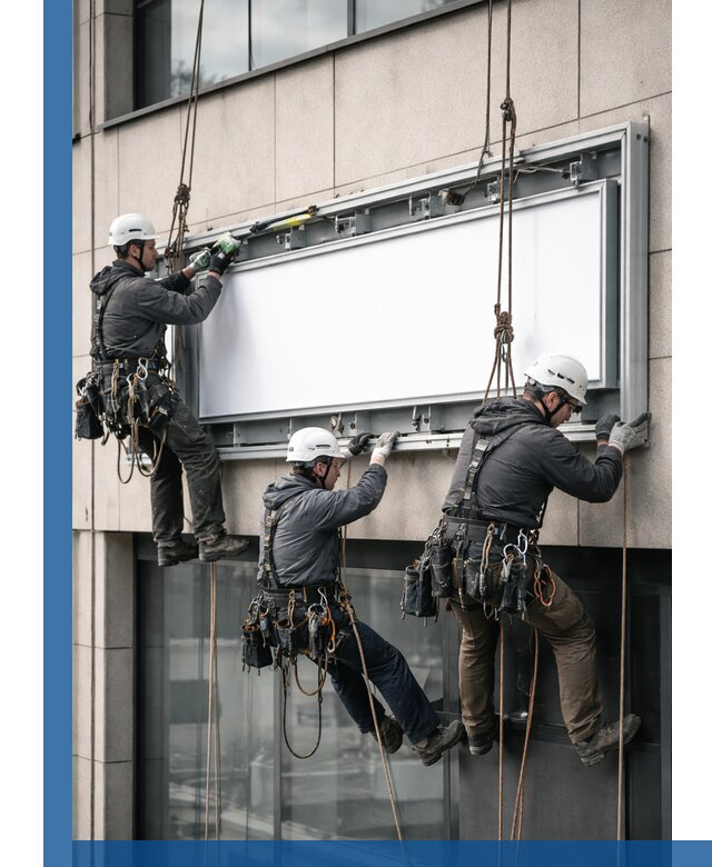 Профессиональный монтаж светового короба под ключ в Пскове