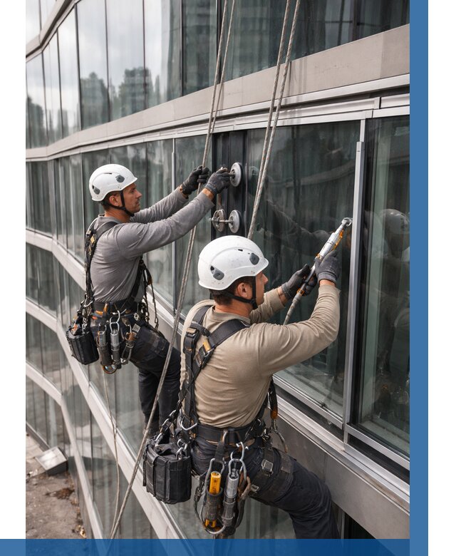 Радиусное остекление фасада в Пскове от 12180 р. | ВЫСОТНИК-Пск