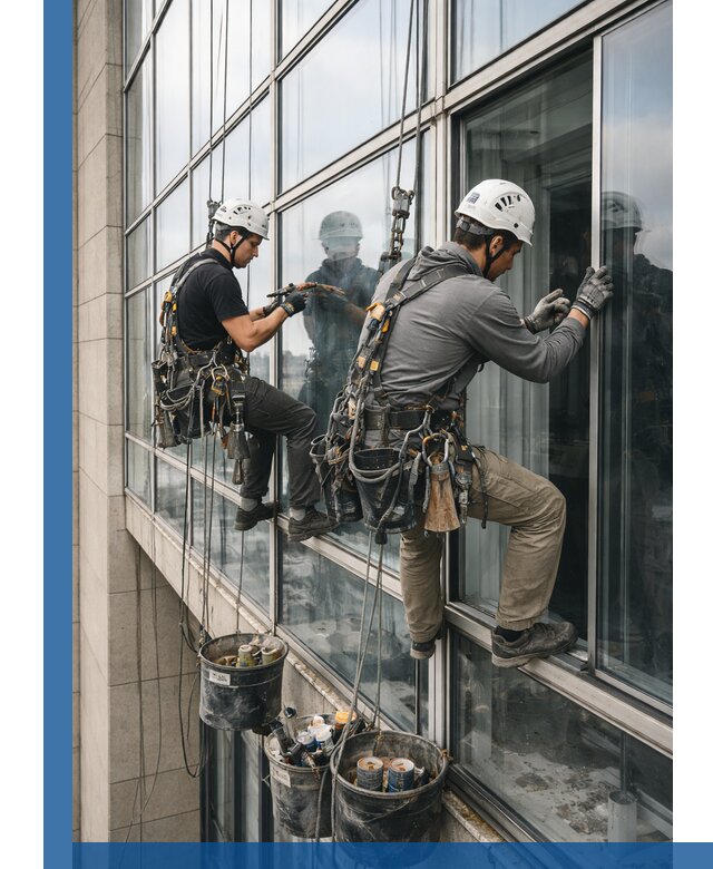 Ремонт витражных конструкций и фасадного остекления в Пскове