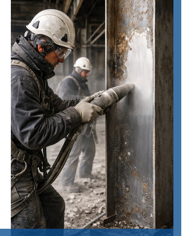 Удаление старой краски с металла в Пскове от 457 р. | ВЫСОТНИК-Пск