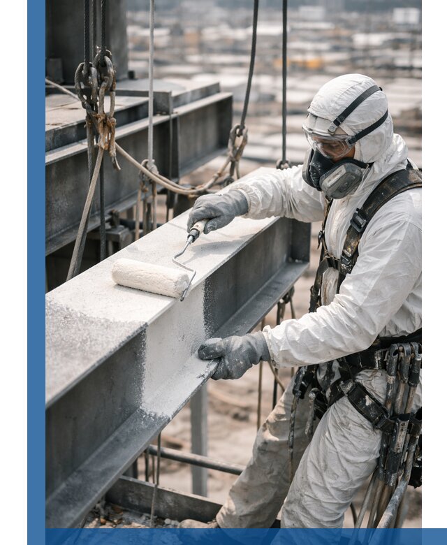 Профессиональная огнезащитная обработка металлоконструкций в Пскове