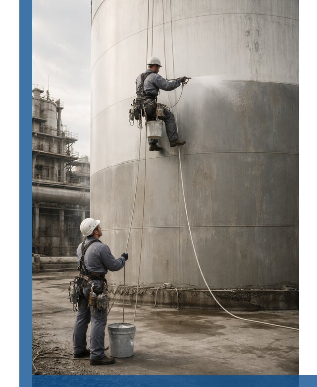 Покраска стальных резервуаров и емкостей в Пскове профессионально