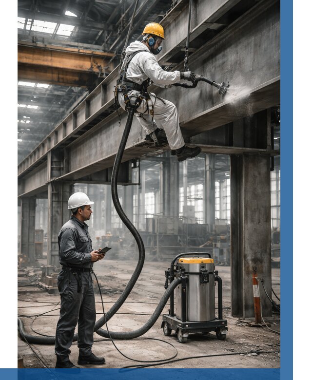 Обеспыливание конструкций в цехе в Пскове от 4263 р. | ВЫСОТНИК-Пск