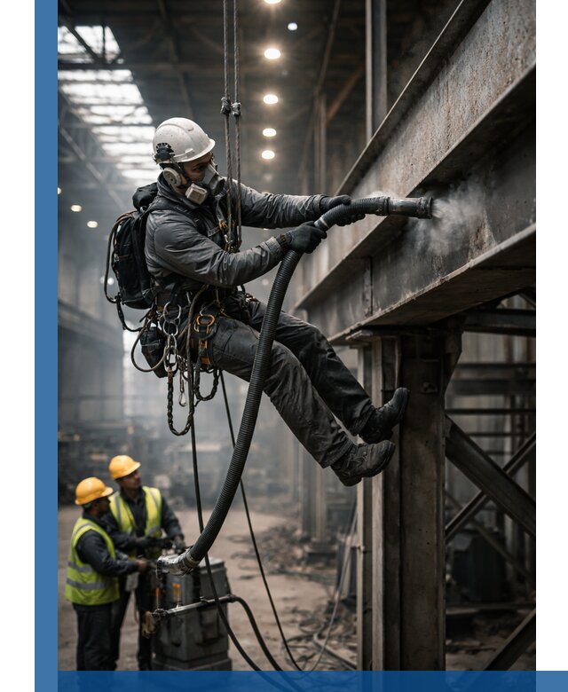 Обеспыливание конструкций в цехах промышленного производства в Пскове