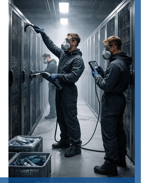 Обеспыливание серверной комнаты в Пскове от 4568 р. | ВЫСОТНИК-Пск