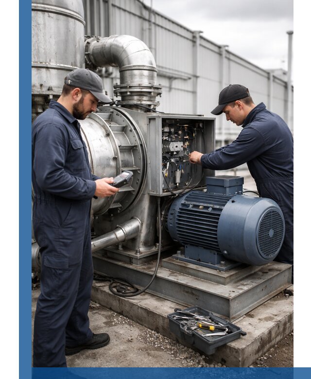 Техническое обслуживание промышленного оборудования в Пскове
