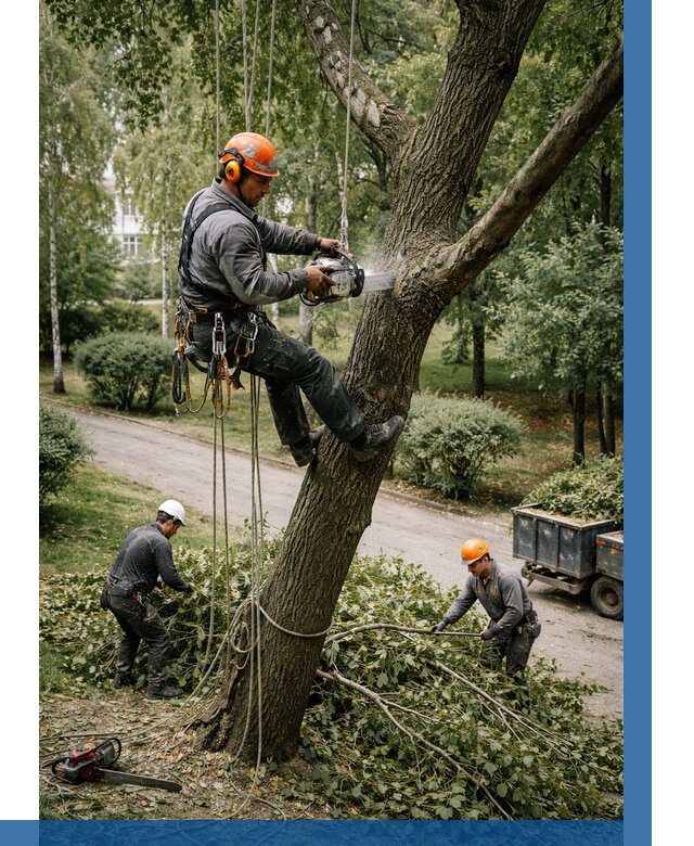 Кронирование деревьев в Пскове от 6598 р. | ВЫСОТНИК-Пск