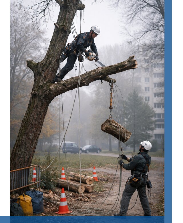 Удаление аварийных деревьев в Пскове от 15225 р. | ВЫСОТНИК-Пск