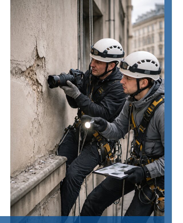 Фотофиксация дефектов фасада в Пскове от 4568 р. | ВЫСОТНИК-Пск