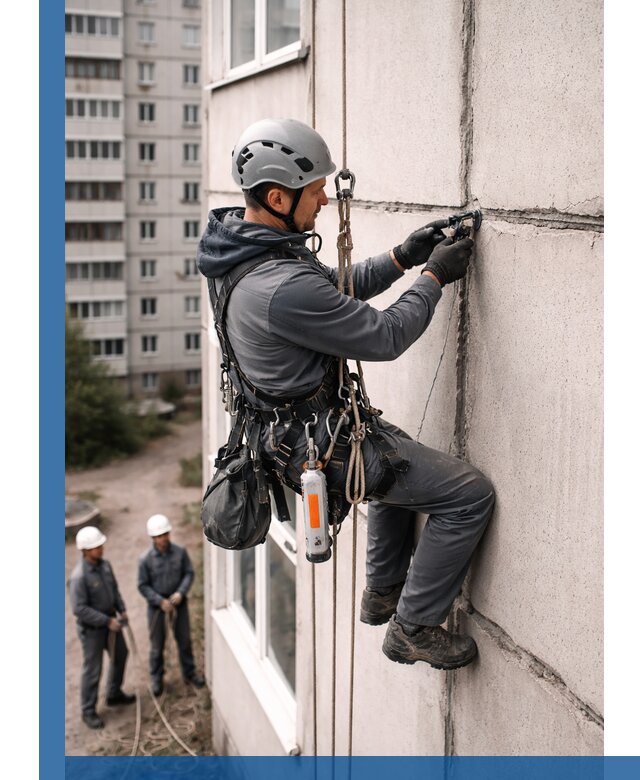 Обследование межпанельных швов и герметизация в Пскове